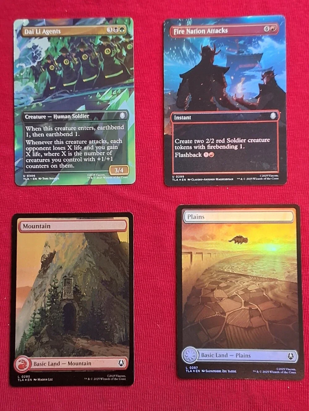 Magic The Gathering Avatar Huge Lot Of 250 Cards